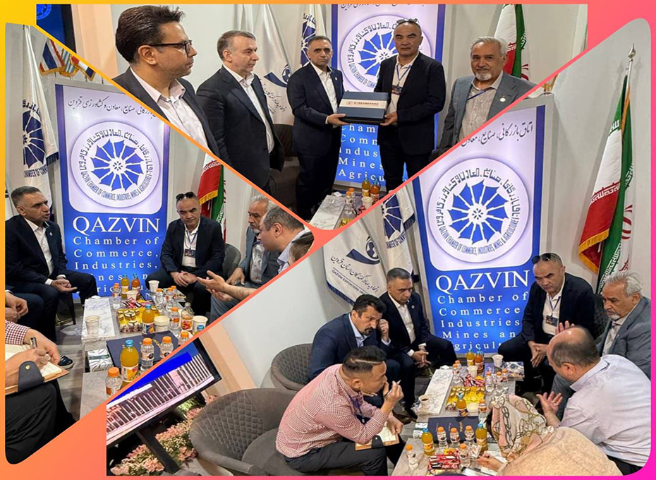 حضور رئیس  اتاق بازرگانی «خورگس» کشور چین درغرفه اتاق قزوین