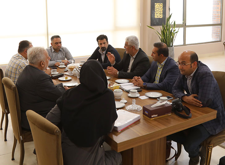 دیدار اعضای هیات مدیره انجمن پخش استان قزوین با ریاست و مدیران اتاق بازرگانی قزوین تصویر شماره-01